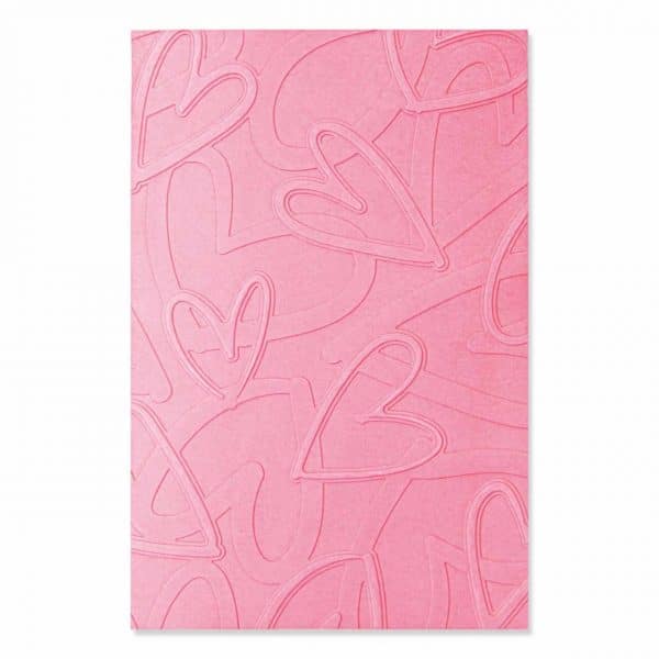 Sizzix 3D Textured Impressions Embossing Folder Romantic by Jennifer Ogborn