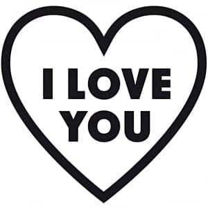 Rico Design Keksstempel I love you 6x8