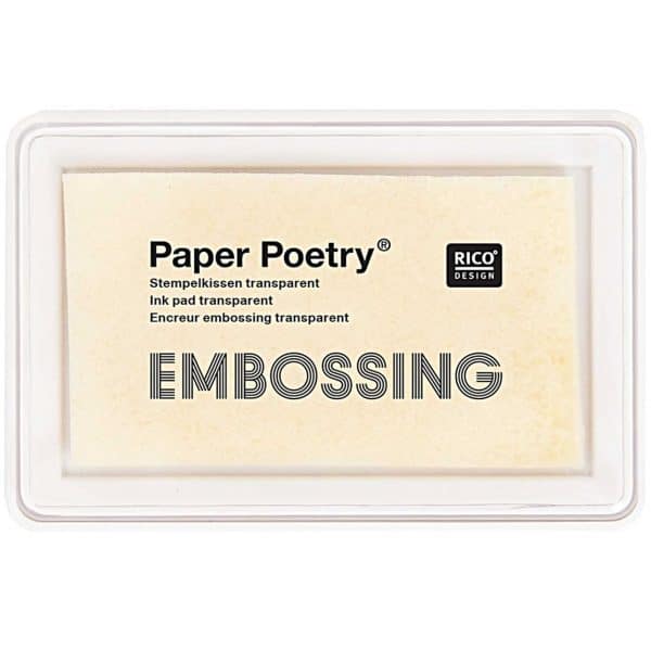 Paper Poetry Embossing Stempelkissen transparent