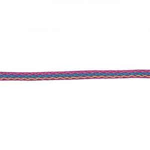 Made by Me Ribbon bestickt lila 2m