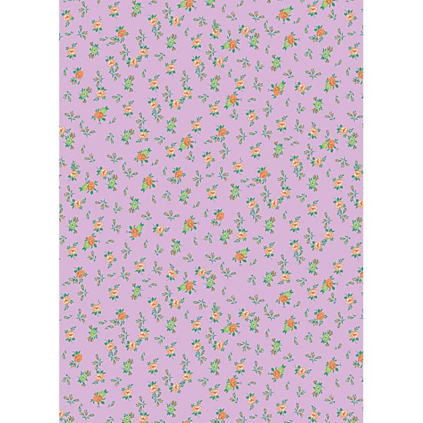 Rico Design Paper Patch Papier Rosen violett 30x42cm