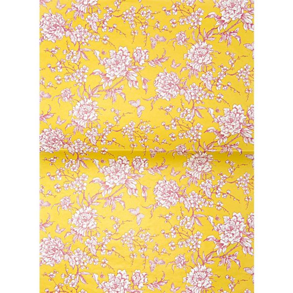 Rico Design Paper Patch Papier Schmetterlinge gelb 30x42cm