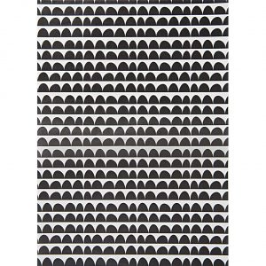 Rico Design SB Paper Patch Papier schwarz-weiß 30x42cm 3 Bogen