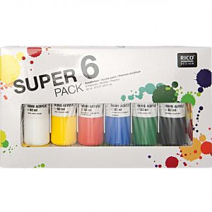 Rico Design Super 6 Pack Home Acrylic 6x82ml