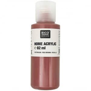 Rico Design Home Acrylic 82ml rotbraun