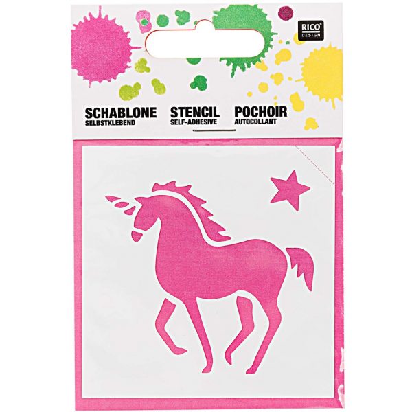 Rico Design Schablone Einhorn 7