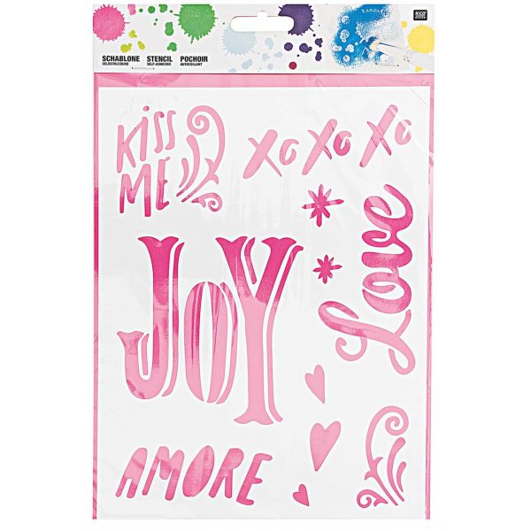 Rico Design Schablone Love & Joy 18