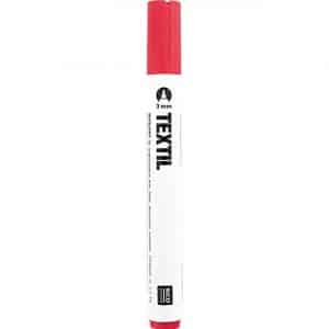 Rico Design Textilmarker 3mm helle Stoffe rot