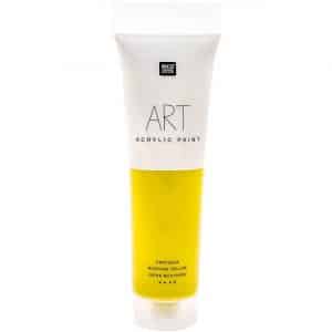 Rico Design ART Künstler Acrylfarbe 100ml senfgelb