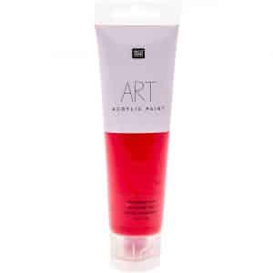 Rico Design ART Künstler Acrylfarbe 100ml permanent-rot