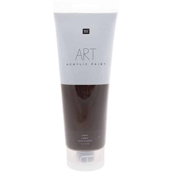 Rico Design ART Künstler Acrylfarbe 250ml umbra