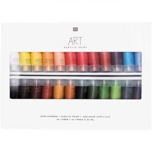 Rico Design ART Künstler Acrylfarben-Set Special Edition 24x22ml