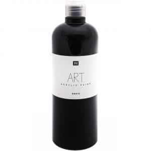 Rico Design ART Künstler Acrylfarbe 750ml schwarz