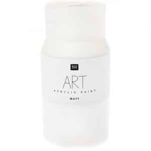 Rico Design ART Künstler Acrylfarbe matt 500ml titanweiß