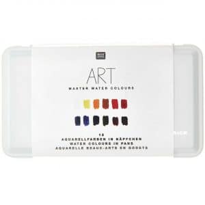 Rico Design ART Master Aquarellfarben 12 Farben