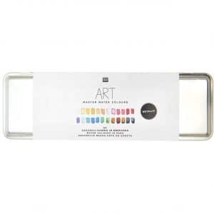 Rico Design ART Master Metallic Aquarellfarben 24 Farben