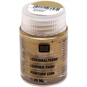 Rico Design Ledermalfarbe 20ml gold