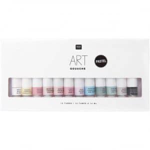 Rico Design ART Gouache Set Pastell 12x 12ml