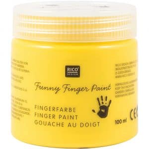 Rico Design Fingerfarbe 100ml gelb