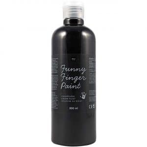 Rico Design Fingerfarbe 500ml schwarz