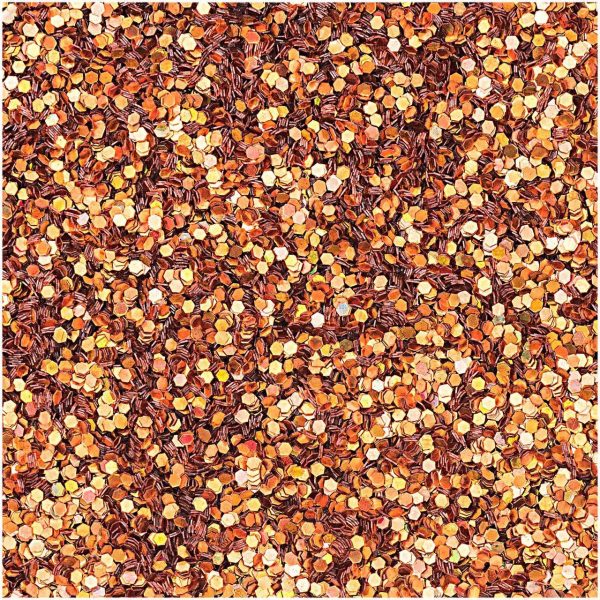 Rico Design Hologramm Glitter 6g orangegold