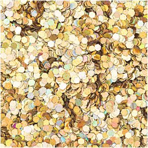 Rico Design Hologramm Glitter große Flakes 17g gold