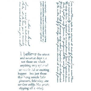 Paper Poetry Silikonstempel Hintergrundtext 4 Motive