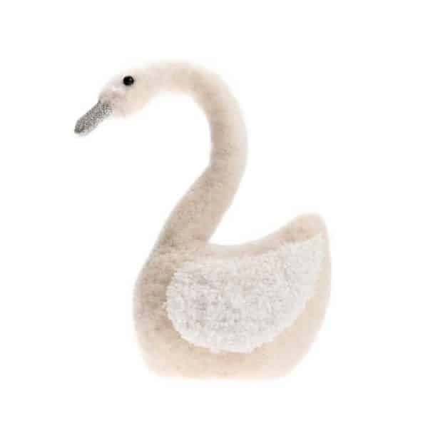 Ohhh! Lovely! Schwan handgefilzt weiß 14cm