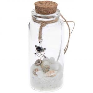 Ohhh! Lovely! Hänger Flasche mit Sand und Muscheln natur 7