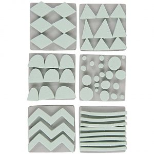 Rico Design Moosgummistempel Set Muster 4