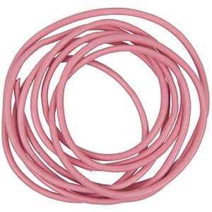 Rico Design Lederband 2mm 1m pink