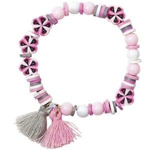 Jewellery Made by Me Mini Perlen Armband Set rosa-grau