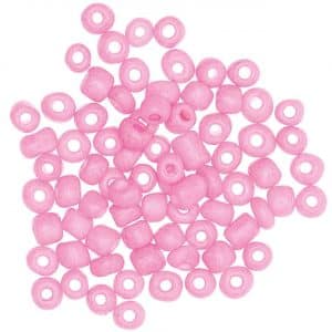 Jewellery Made by Me Keramik-Perlen natur 5mm 12g rosa