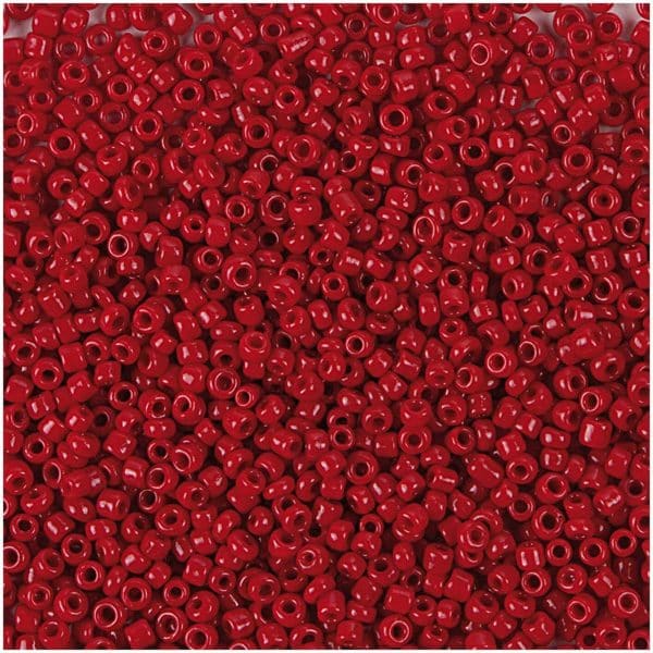 Rico Design Rocailles Perlen 2mm 14g rot opak