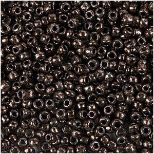 Rico Design Rocailles Perlen 4mm 14g kupfer metallic dunkel