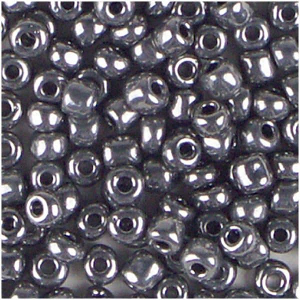 Rico Design Rocailles Perlen 4mm 14g altsilber