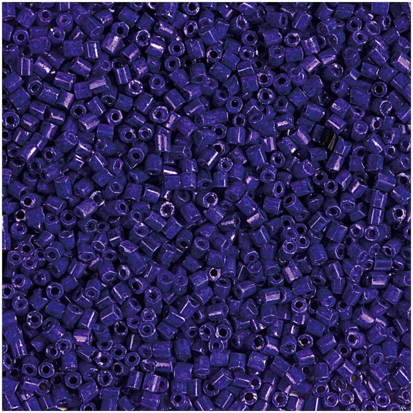 Rico Design Rocailles 2cut Perlen 2mm 14g dunkelblau opak