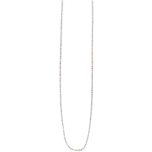 Rico Design Kügelchenkette geschliffen versilbert 45cm