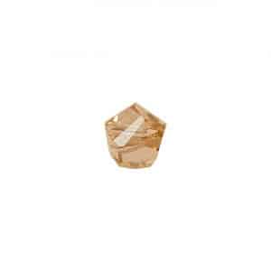 Rico Design Glasschliff-Kandis Perlen 6mm 12 Stück karamell