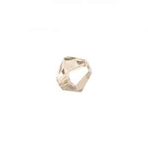 Rico Design Glasschliff-Raute Perlen 4mm 20 Stück grau