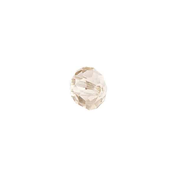 Rico Design Glasschliff-Diskus Perlen 6mm 12 Stück grau