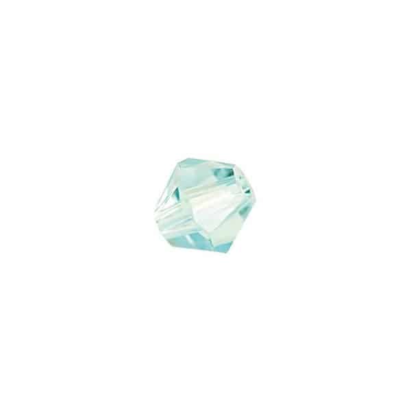 Rico Design Glasschliff-Raute Perlen 6mm 12 Stück mint