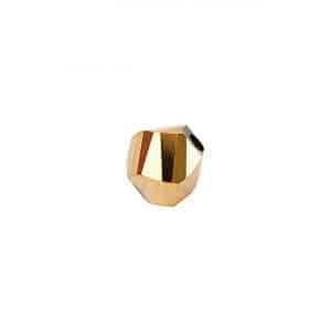Rico Design Glasschliff-Kandis Perlen 6mm 12 Stück gold
