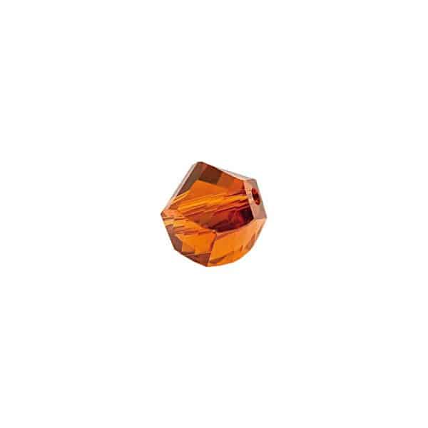 Rico Design Glasschliff-Kandis Perlen 6mm 12 Stück karneol