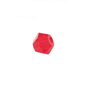 Rico Design Glasschliff-Raute Perlen 4mm 20 Stück rot