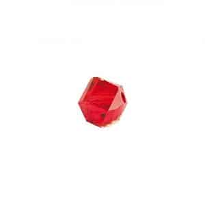 Rico Design Glasschliff-Kandis Perlen 6mm 12 Stück rot