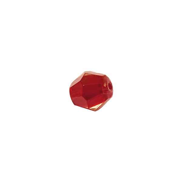 Rico Design Glasschliff-Raute Perlen 4mm 20 Stück bordeaux