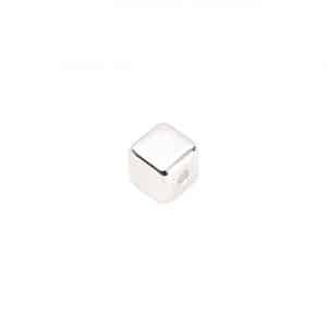 Rico Design Würfel silber 6x6mm 45 Stück