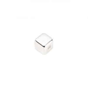 Rico Design Würfel silber 8x8mm 35 Stück