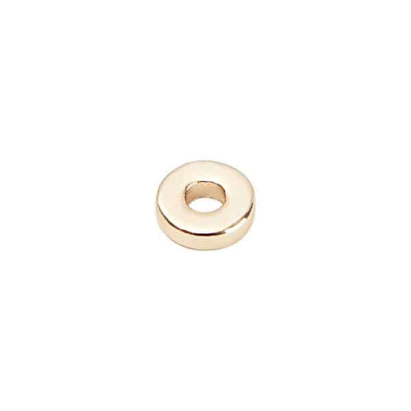 Rico Design Scheibe rund gold 10mm 20 Stück